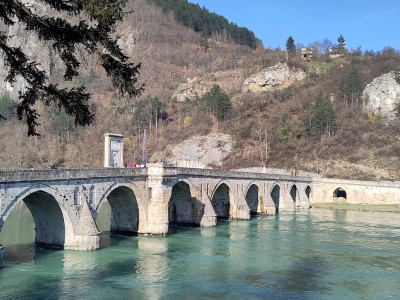 Brücke über die Drina in Višegrad.